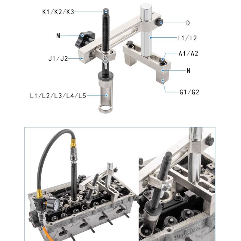 Cylinder Head Service Set Tool - Spring Compressor Tool のレビューと価格