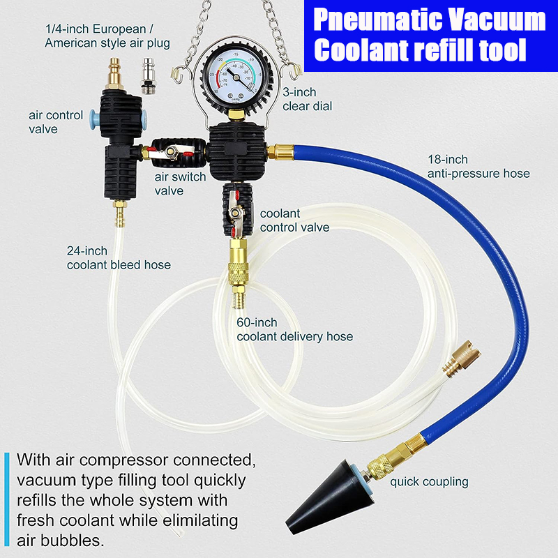 28PCS Car Universal Radiator P - Radiator Pressure Tester のレビューと価格