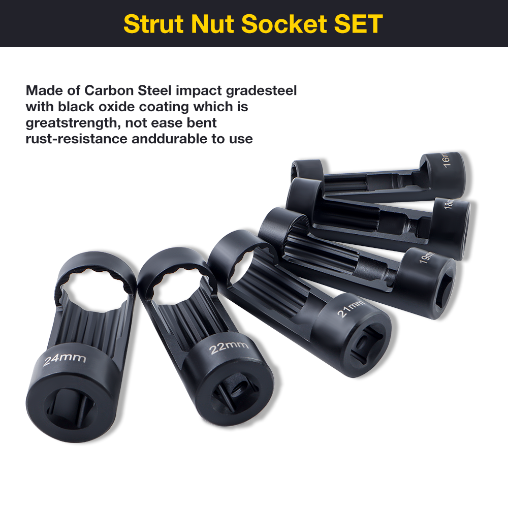 6PCS Suspension Stud Nut Socke - Spring Compressor Tool のレビューと価格