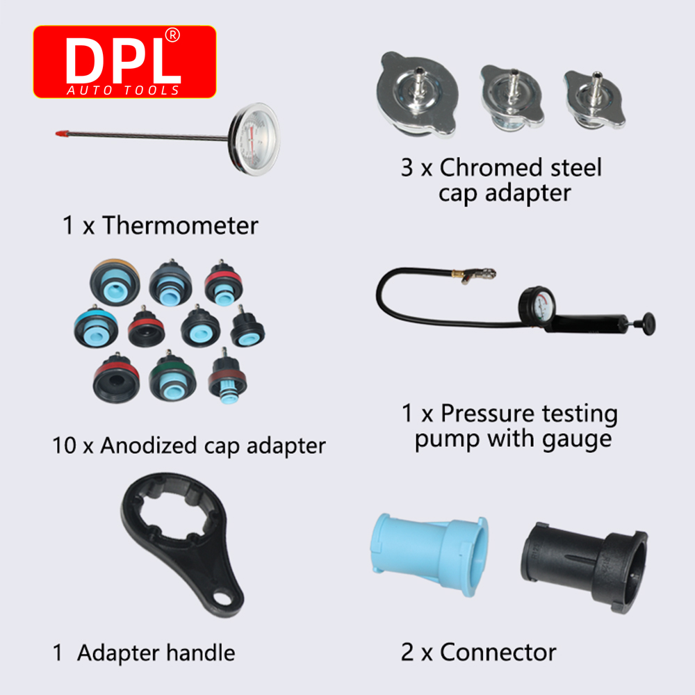 18 Pcs Radiator Pressure Teste - Radiator Pressure Tester のレビューと価格