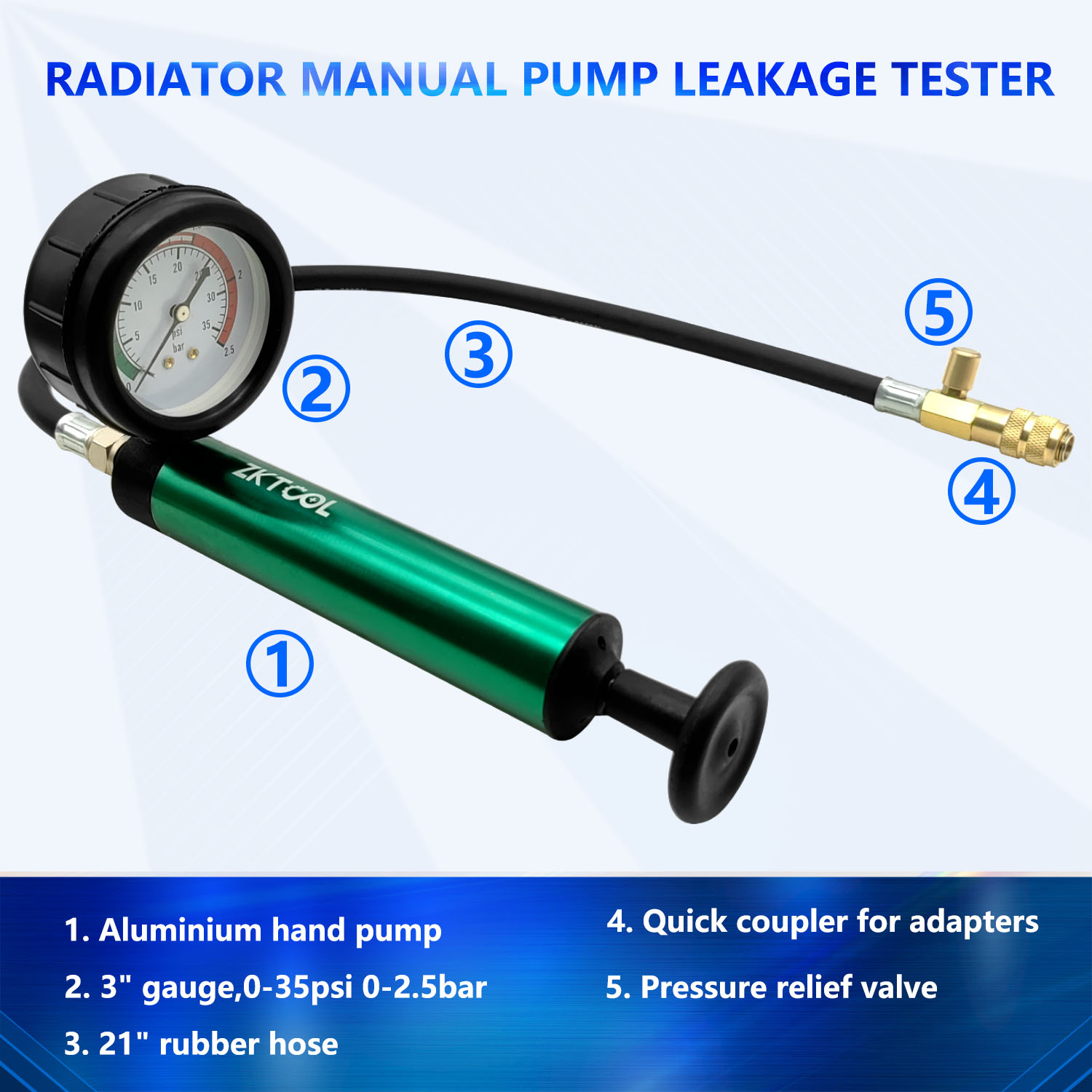 Aluminum Car Cooling System Ra - Radiator Pressure Tester のレビューと価格