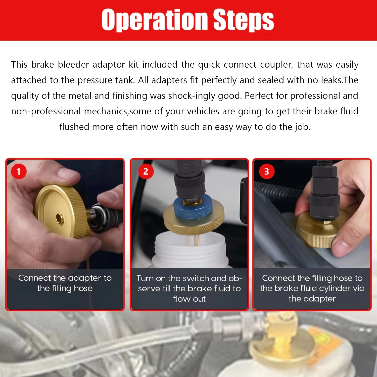 17-Piece Brake Fluid Bleeder A - Brake Bleeder Kit のレビューと価格