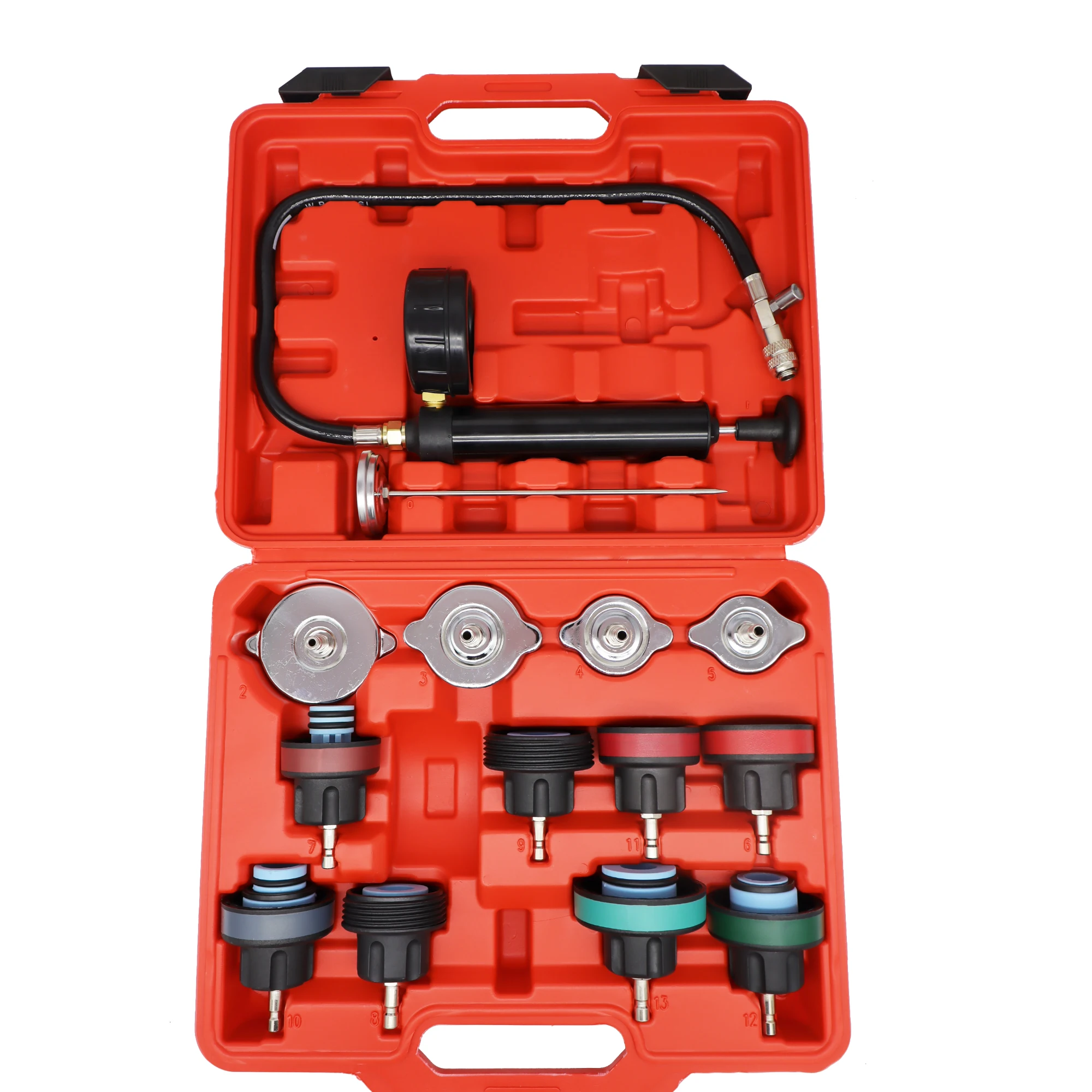 14 Pcs Universal Radiator Pres - Radiator Pressure Tester のレビューと価格
